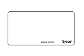 2 Dissolvable Sysco Label ESF