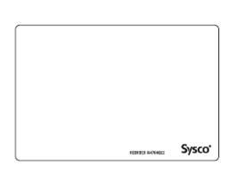 2 Dissolvable Sysco Label ESF