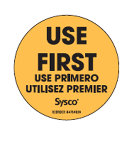 2 Dissolvable Sysco Label ESF