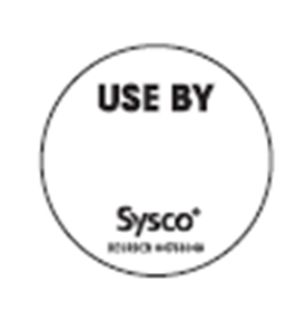 2 Dissolvable Sysco Label ESF