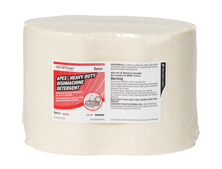 Keystone Apex™ Heavy Duty Dishmachine Detergent