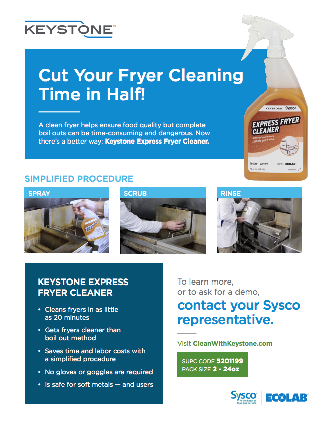 Keystone Fryer Cleaner