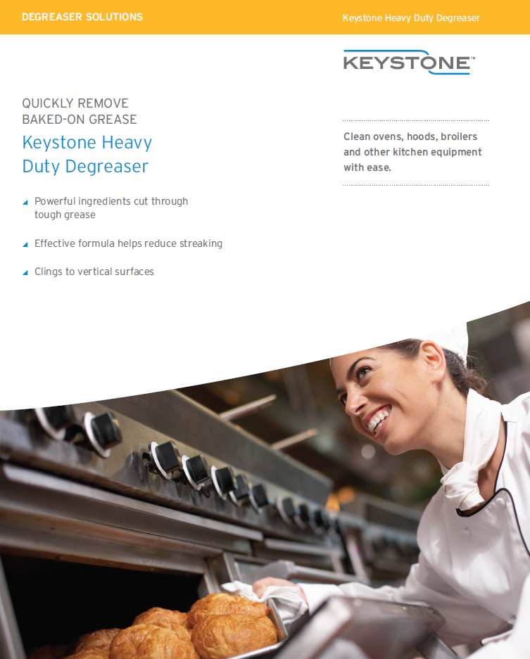 Keystone Heavy Duty Degreaser Sell Sheet