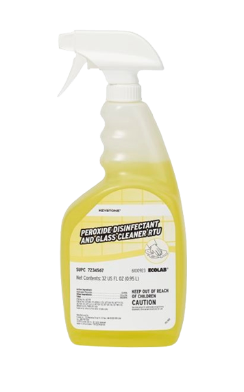 Peroxide Disinfectant Glass Cleaner RTU Keystone