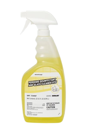 Keystone Peroxide Disinfectant Glass Cleaner RTU