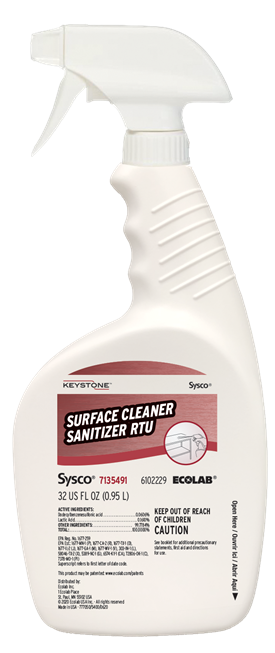 Keystone Peroxide Disinfectant Glass Cleaner RTU