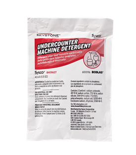 Keystone Undercounter Machine Detergent