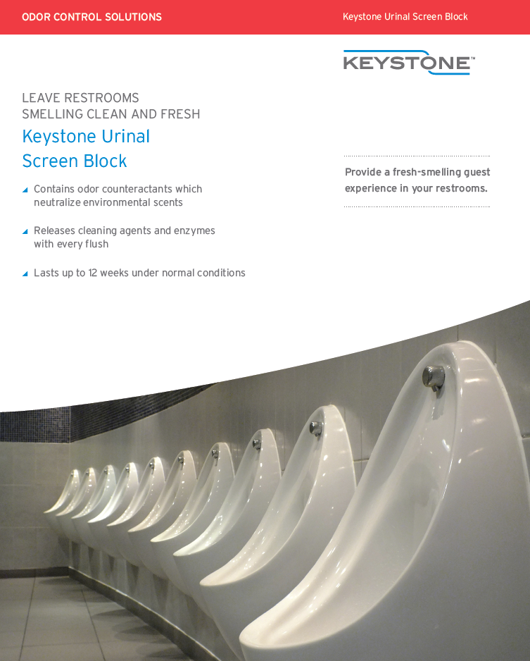 Keystone Urinal Screen Block