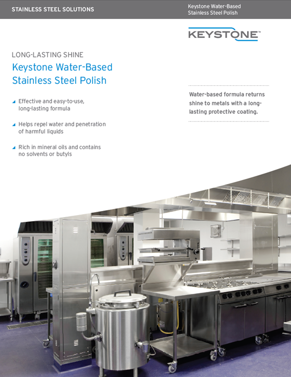 Keystone Water Based Stainless Steel Polish