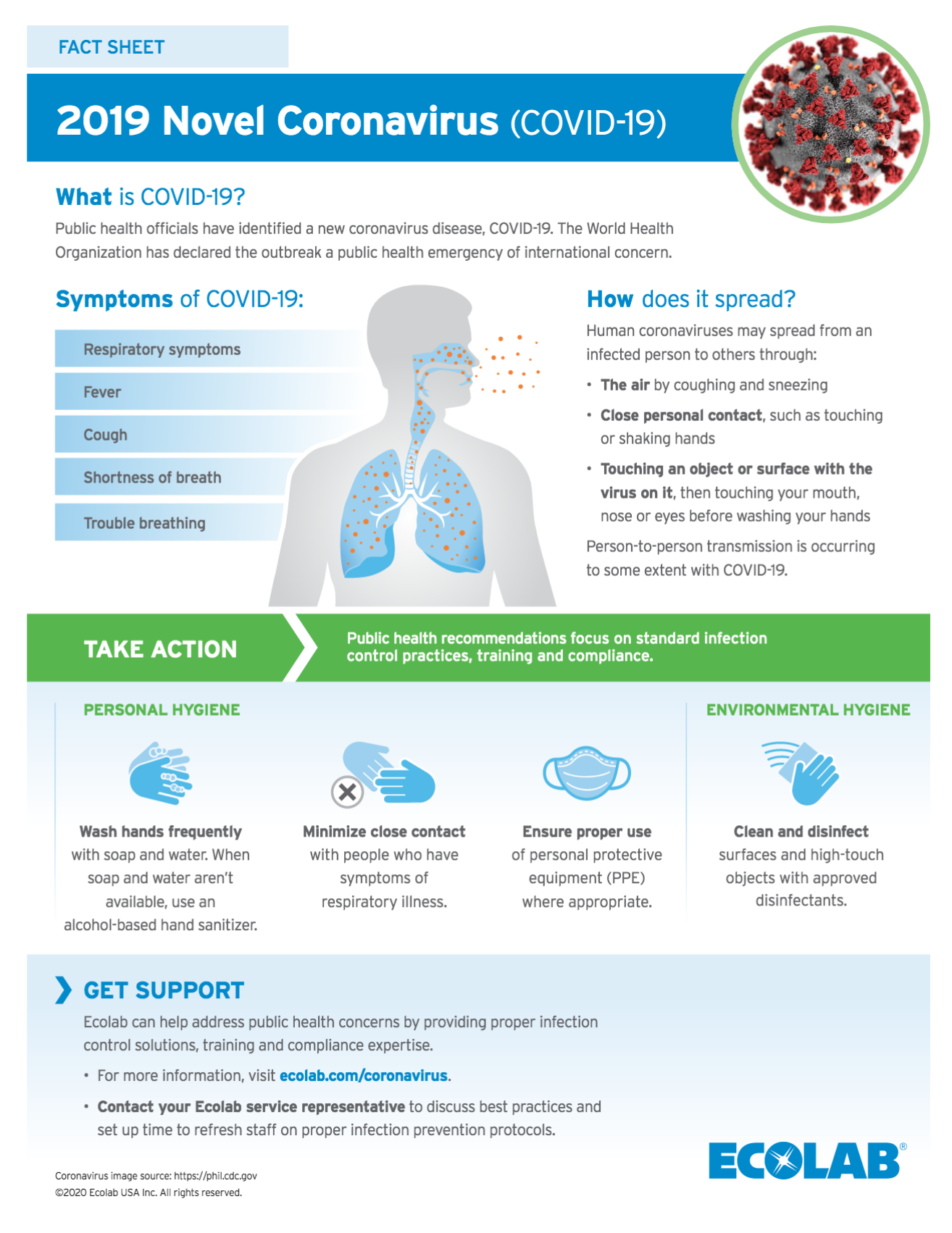 Infographic 2019 Novel Coronavirus (COVID-19)