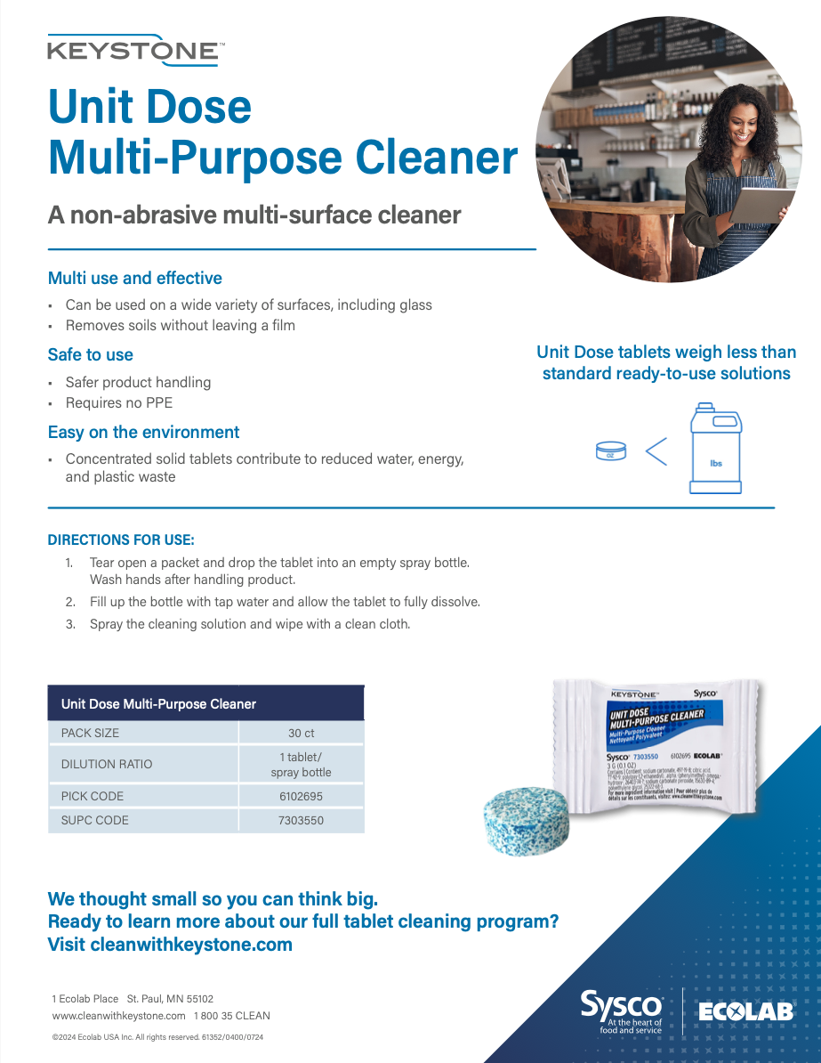 Keystone Apex Chlorine Free Machine Detergent