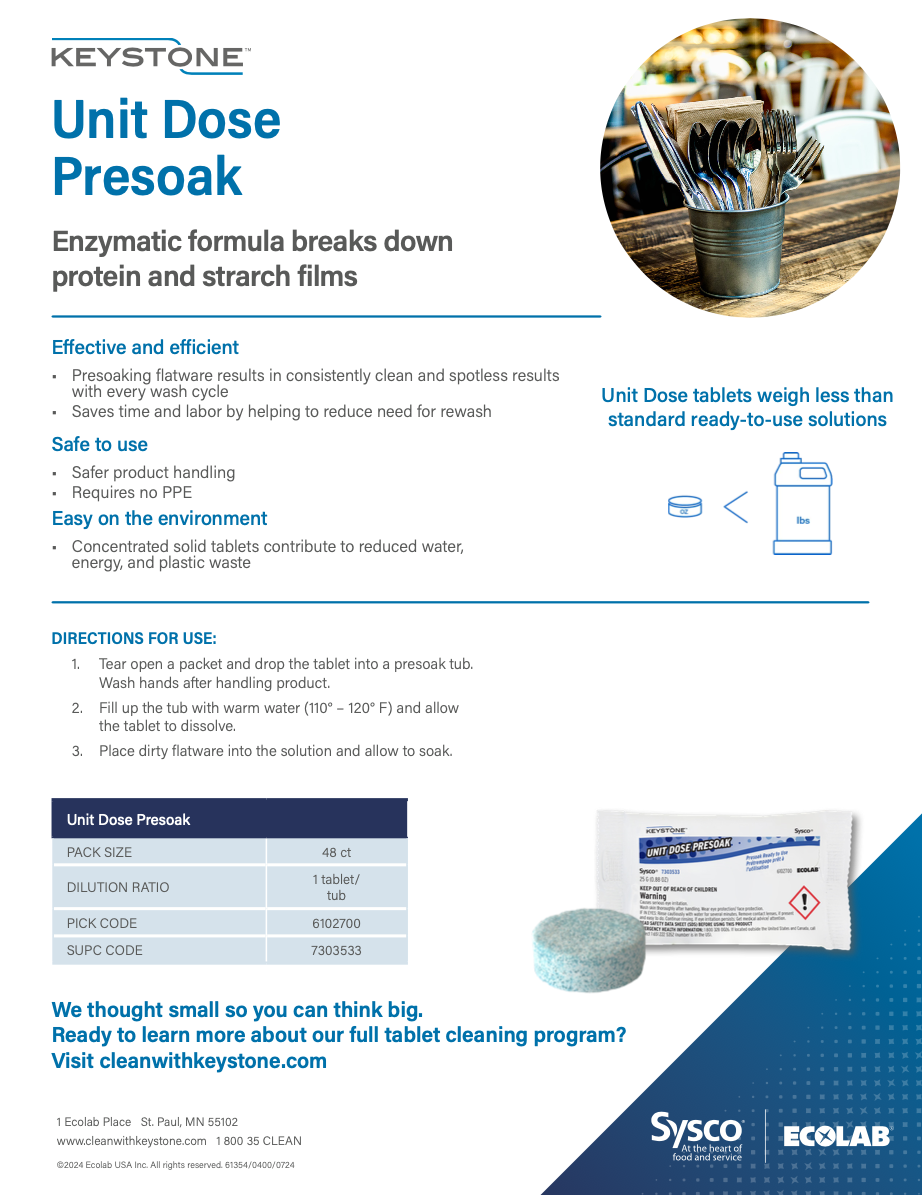 Keystone Apex Chlorine Free Machine Detergent