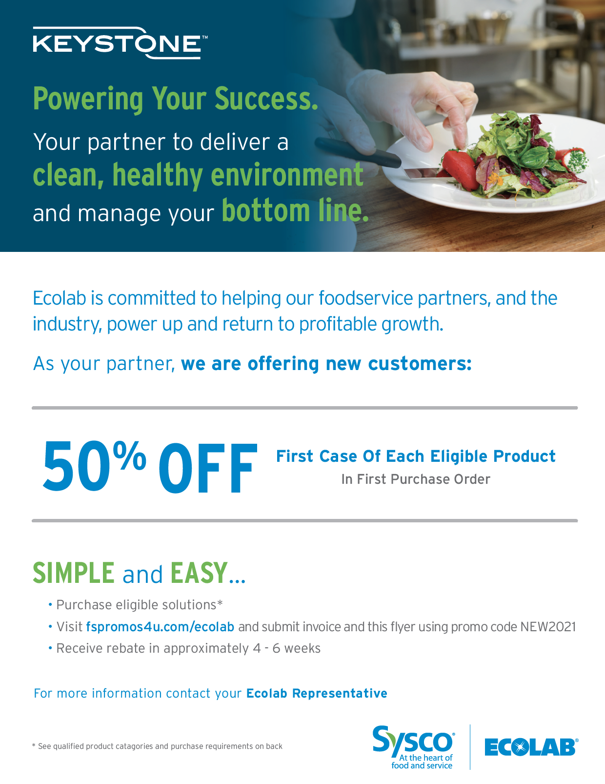 Keystone 2021 New Customer Sales Promo